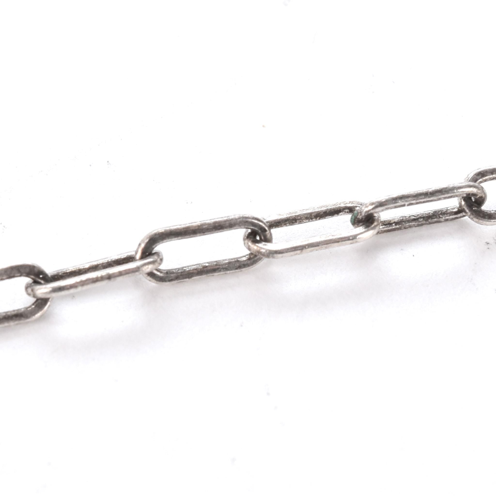 Navajo Sterling Silver and Pink Mother of Pearl Necklace