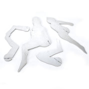 1972 William King Aluminum Puzzle Figure "Event (in 4 Parts)"