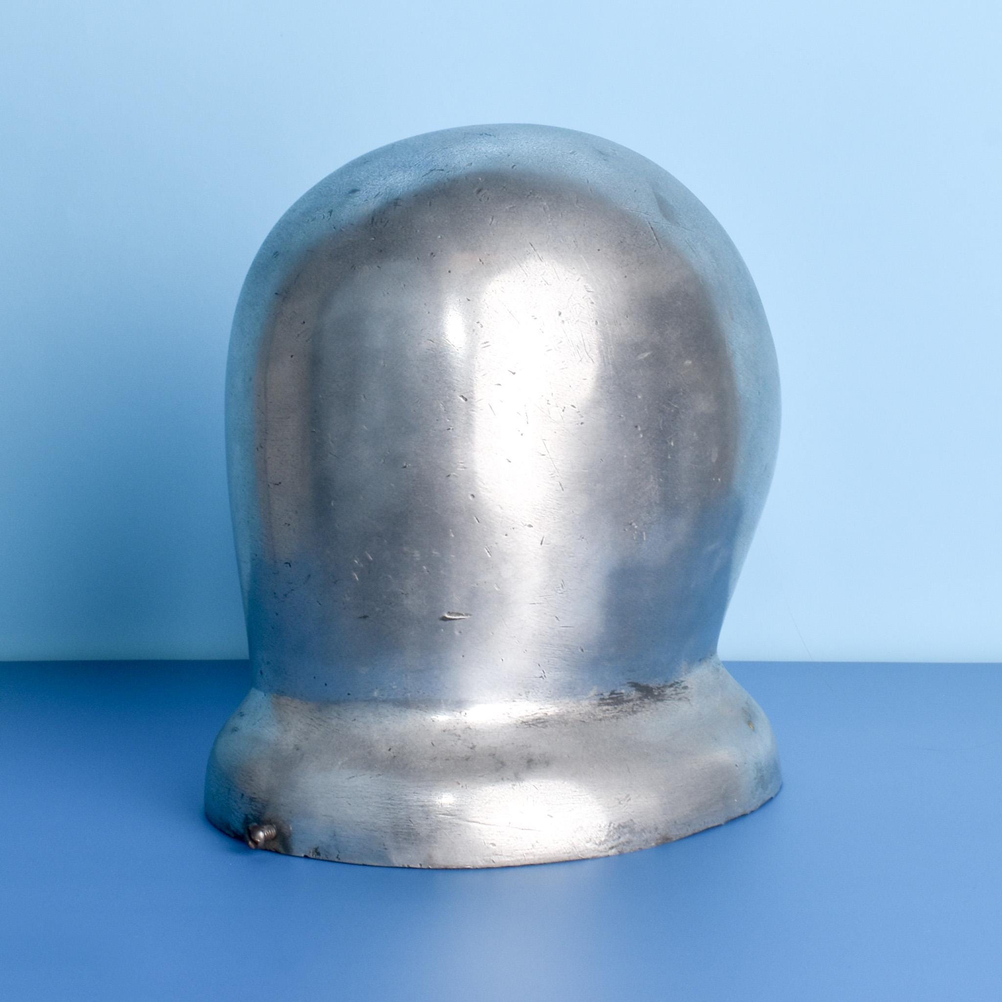 Metal Milliners Block Vintage Aluminum Millinery Hat Block with Number Markings, 4.3 Lb ...