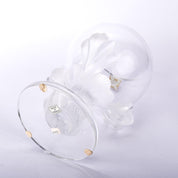 Lalique "Bagheera" Frosted Crystal Glass Vase