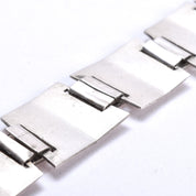 Danish Modernist Sterling Silver Geometric Link Bracelet
