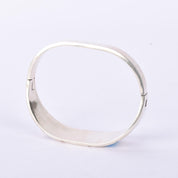 Taxco Sterling Silver Malachite & Turquoise Multi-Gemstone Inlay Bracelet