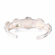 Navajo Sterling Silver and Morenci Turquoise Cuff Bracelet