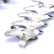 1950s Grete Prytz Kittelsen Norwegian Sterling Silver and Enamel Link Necklace