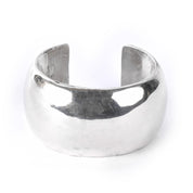Sterling Silver Polished Domed Chunky Cuff Bracelet