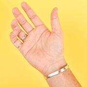 Taxco Sterling Silver Malachite & Turquoise Multi-Gemstone Inlay Bracelet