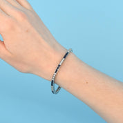 Vintage Tiffany & Co. Platinum Natural Diamond and Sapphire Tennis Bracelet