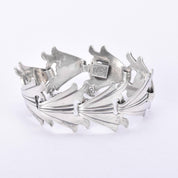 Taxco Pedro Castillo Modernist Sterling Silver Link Bracelet