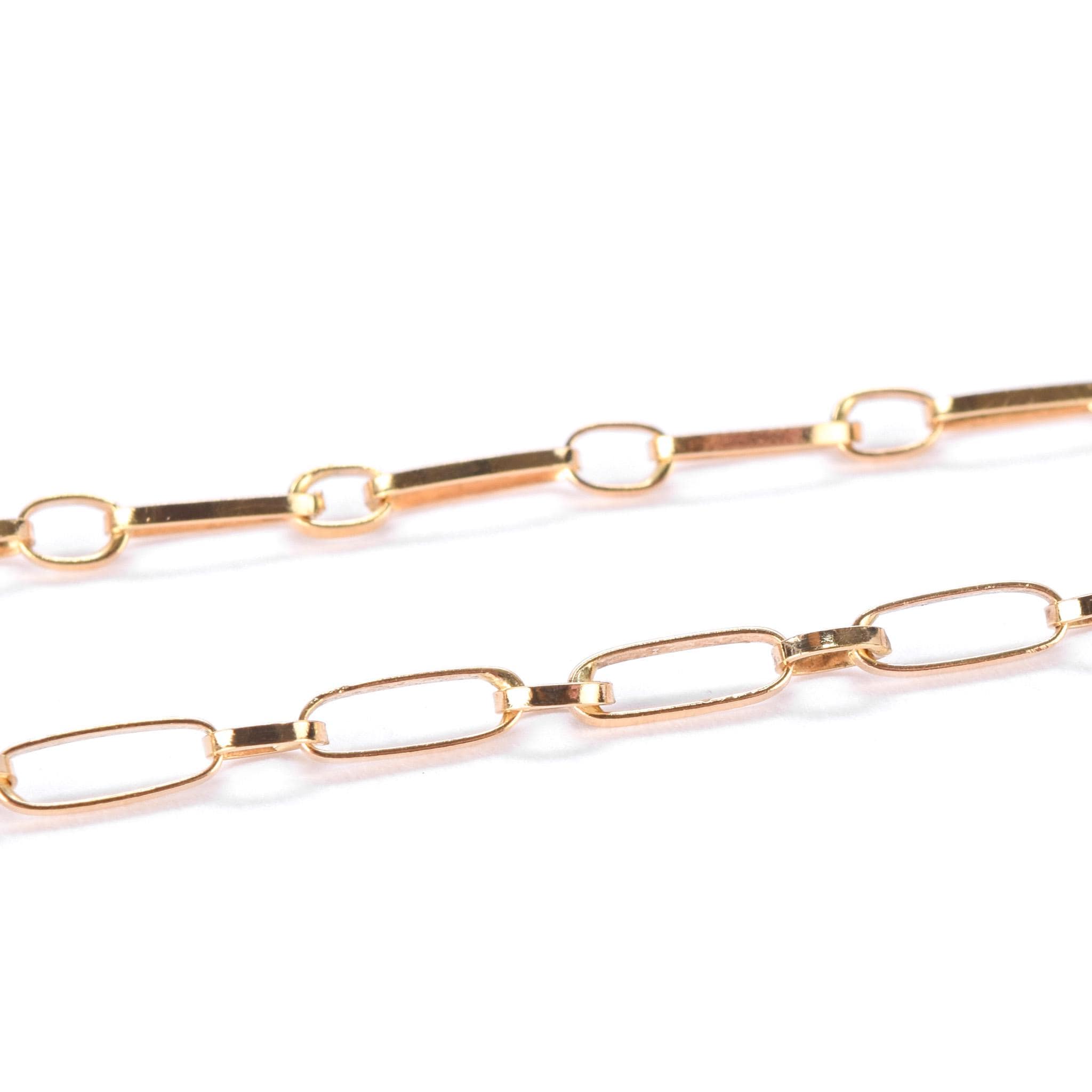 18K Gold Female Bust Pendant with Diamonds and Sapphires on Paperclip Chain