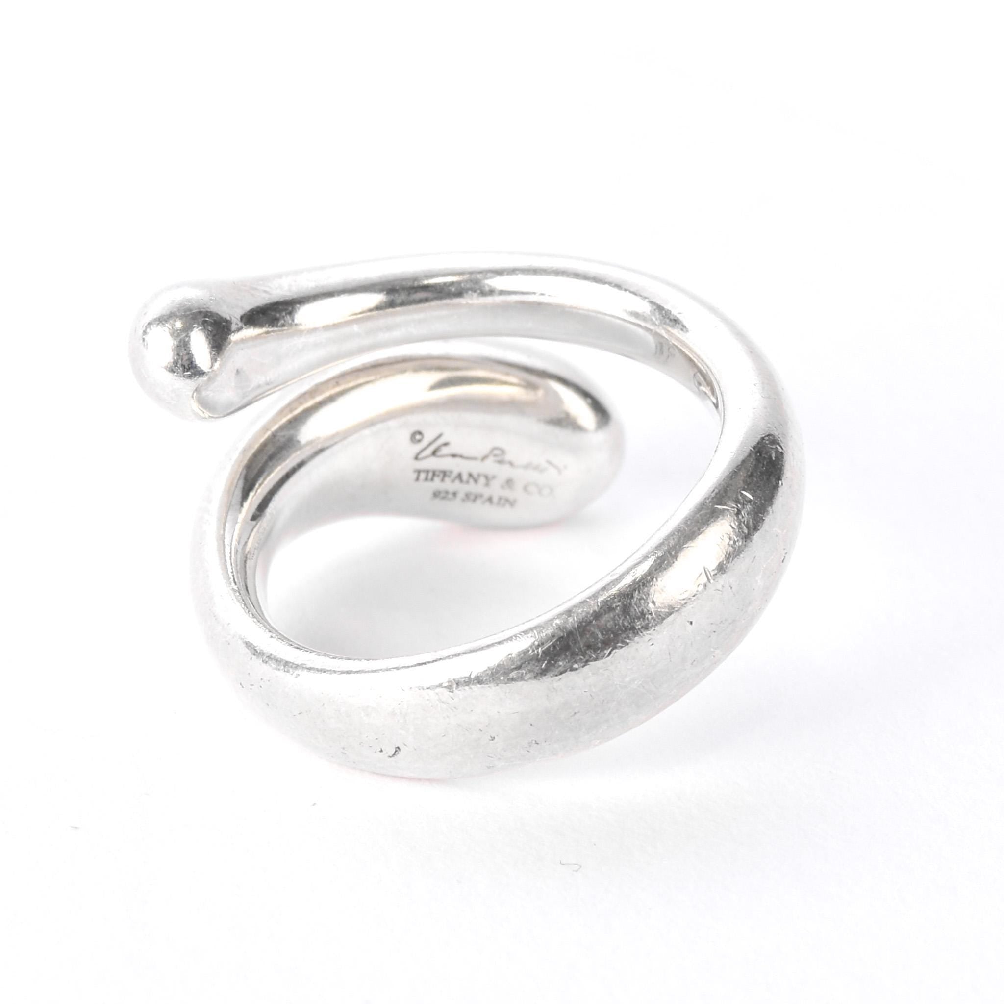 Vintage Tiffany & Co. Elsa Peretti Teardrop Sterling Silver Ring