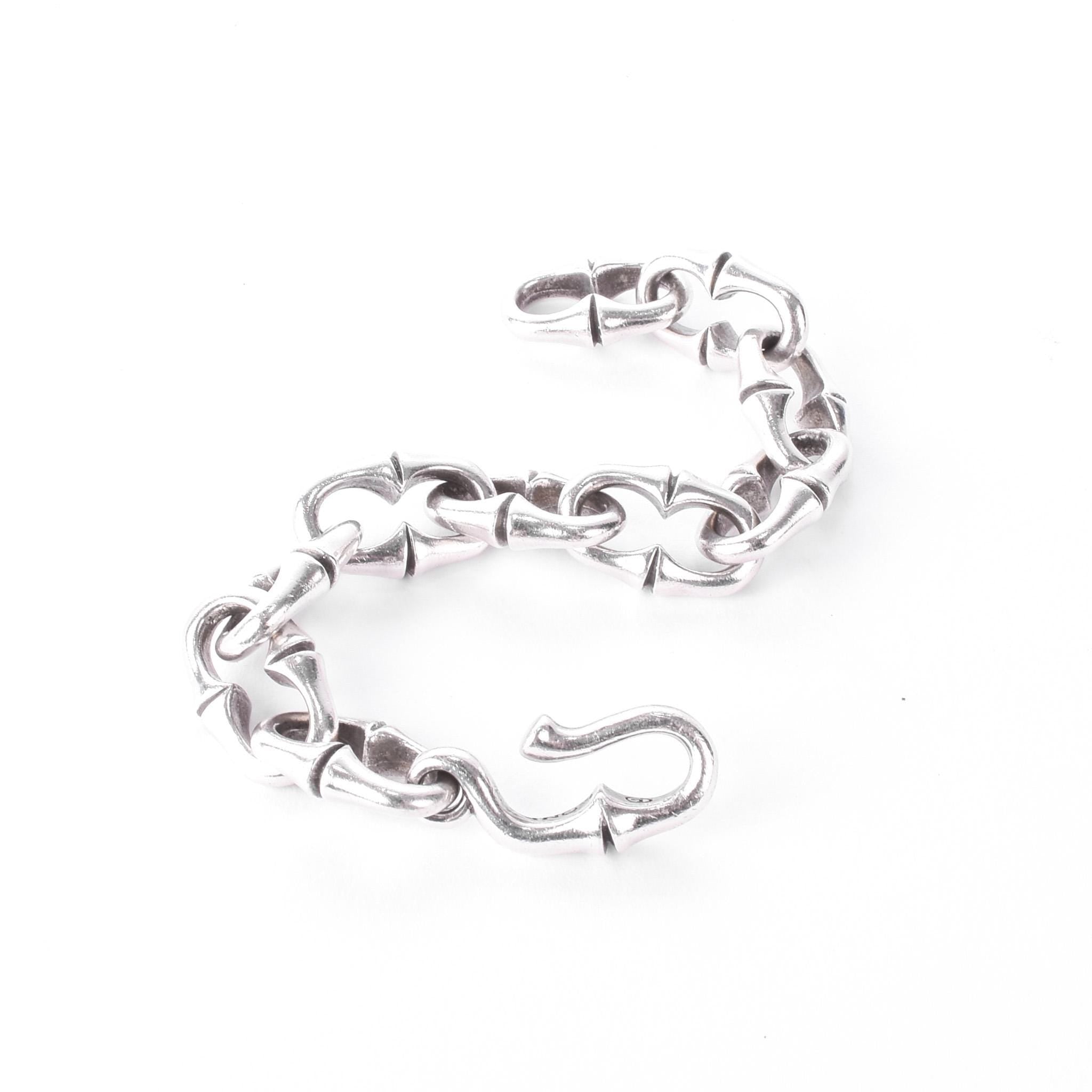 Vintage Lone Ones Leonard Kamhout Sterling Silver Link Bracelet
