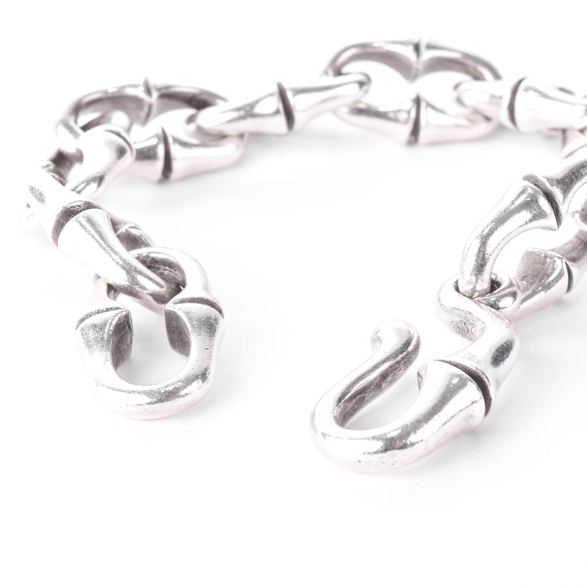 Vintage Lone Ones Leonard Kamhout Sterling Silver Link Bracelet