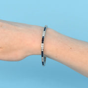 Vintage Tiffany & Co. Platinum Natural Diamond and Sapphire Tennis Bracelet