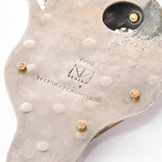 1990 Thomas Mann Techno Romantic Mixed Metals Necklace