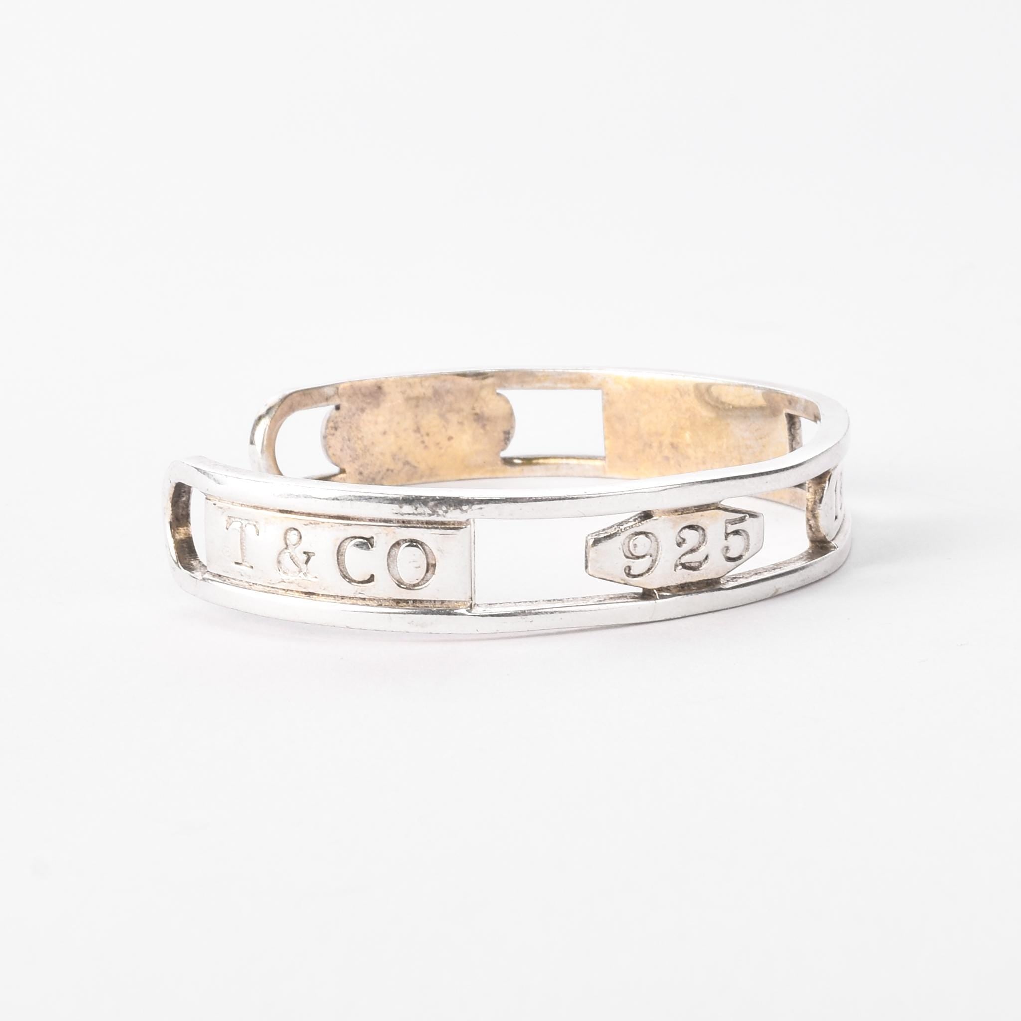 Vintage Tiffany & Co. 1837 Sterling Silver Cuff Bracelet