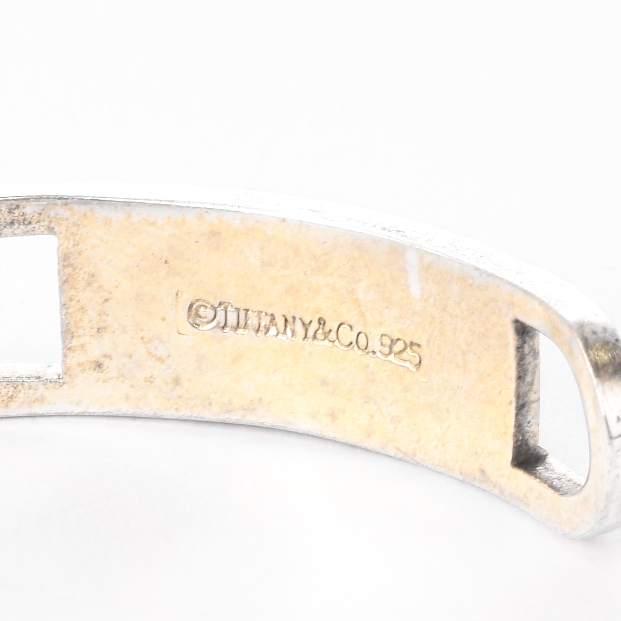 Vintage Tiffany & Co. 1837 Sterling Silver Cuff Bracelet