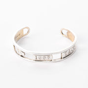 Vintage Tiffany & Co. 1837 Sterling Silver Cuff Bracelet