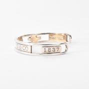 Vintage Tiffany & Co. 1837 Sterling Silver Cuff Bracelet