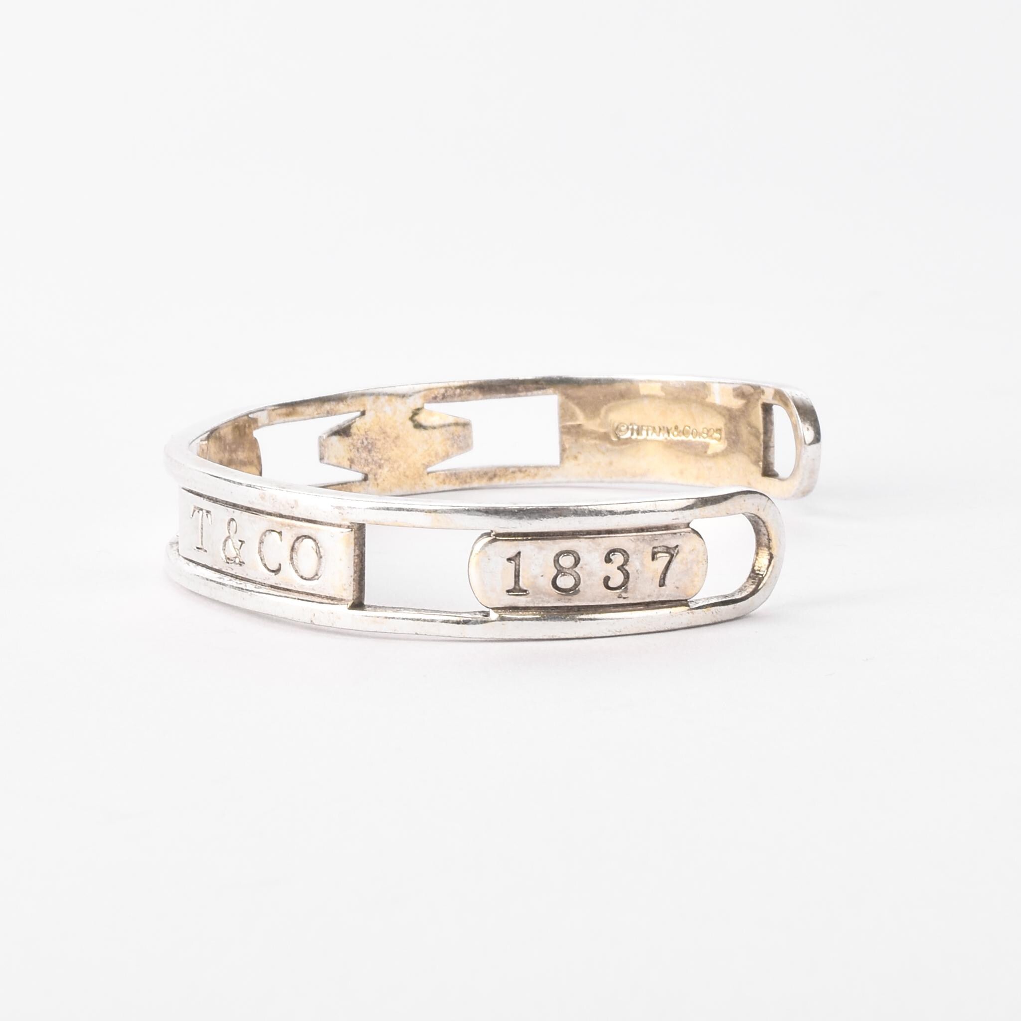 Vintage Tiffany & Co. 1837 Sterling Silver Cuff Bracelet