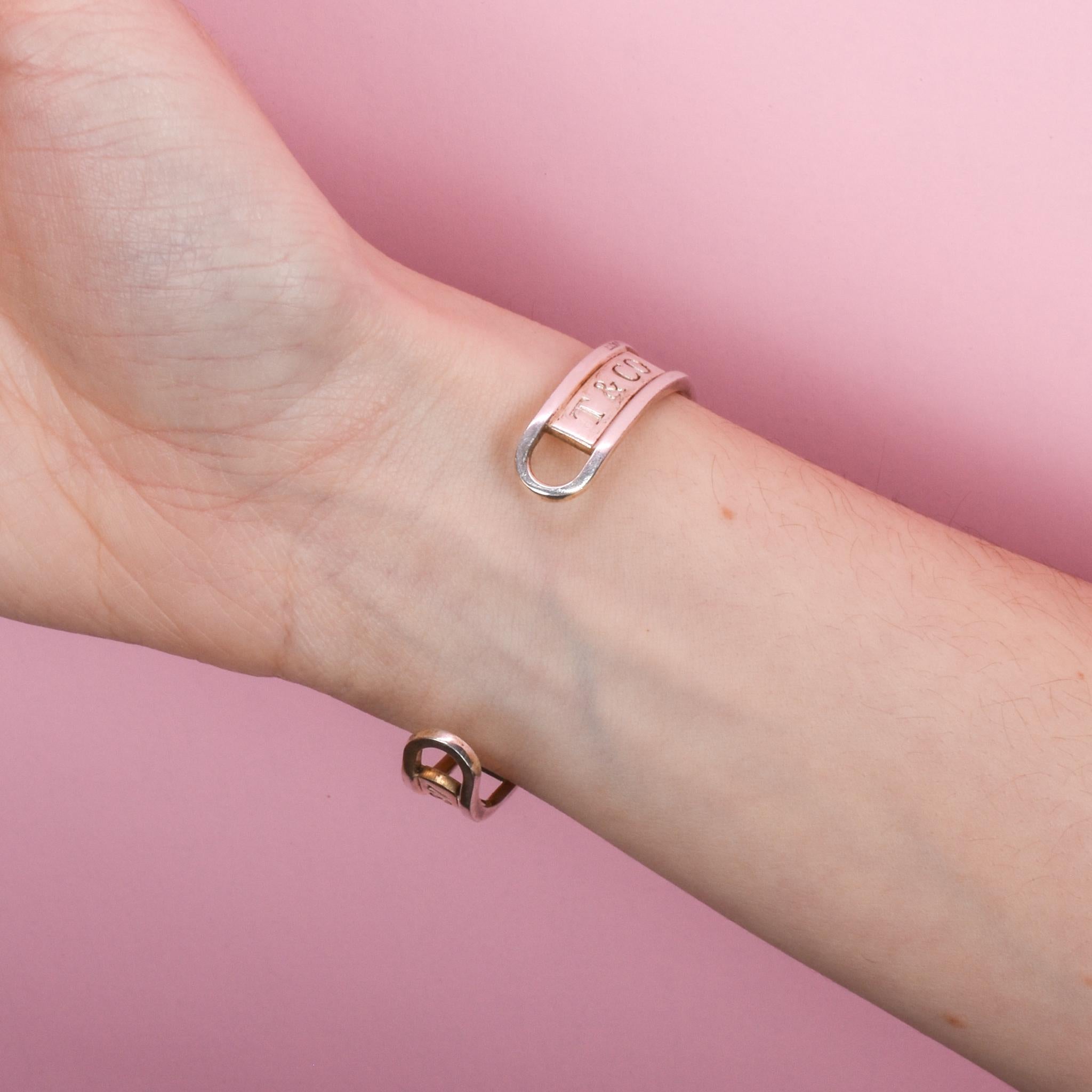 Vintage Tiffany & Co. 1837 Sterling Silver Cuff Bracelet