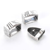 Sterling Silver Alligator Belt Buckle Set