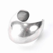 Sterling Silver Taxco Modernist Wavy Cuff Bracelet