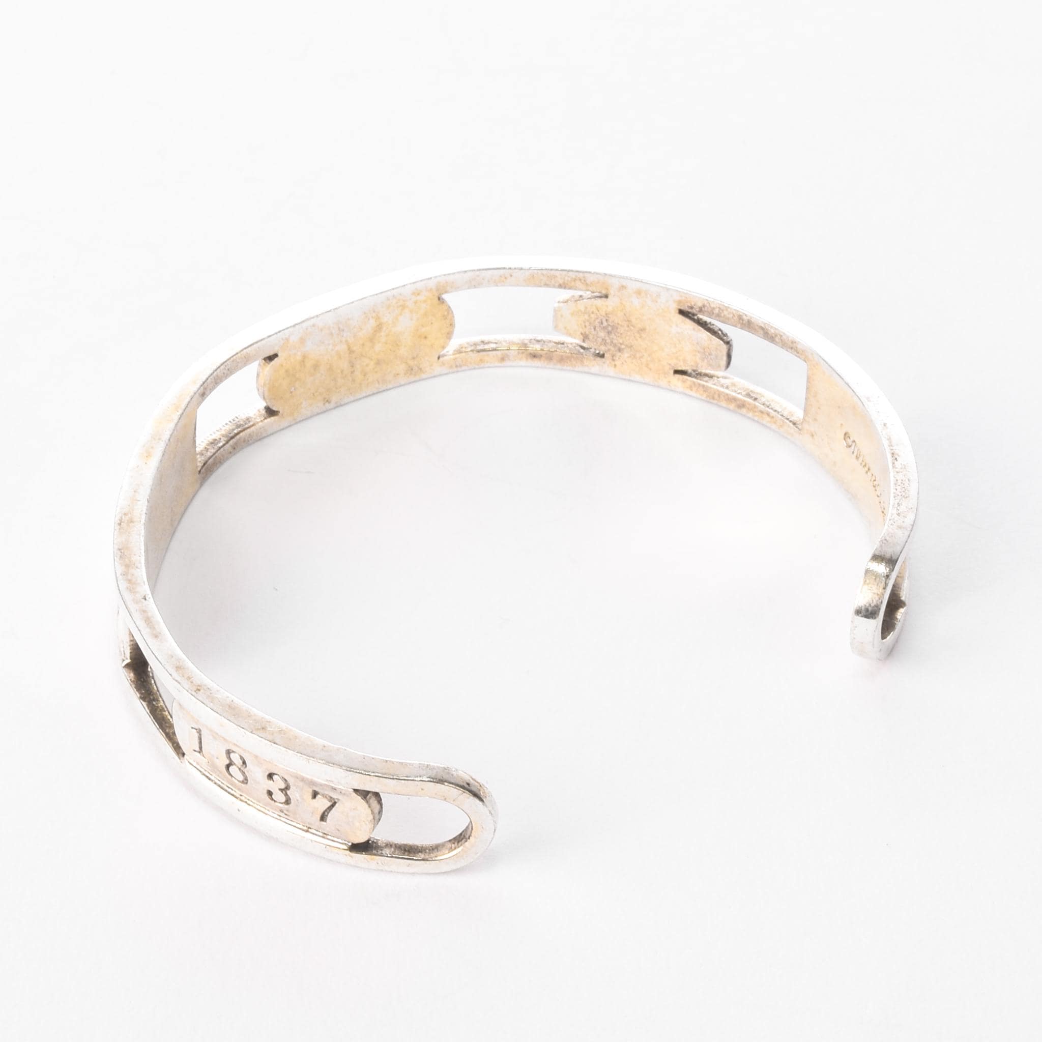 Vintage Tiffany & Co. 1837 Sterling Silver Cuff Bracelet