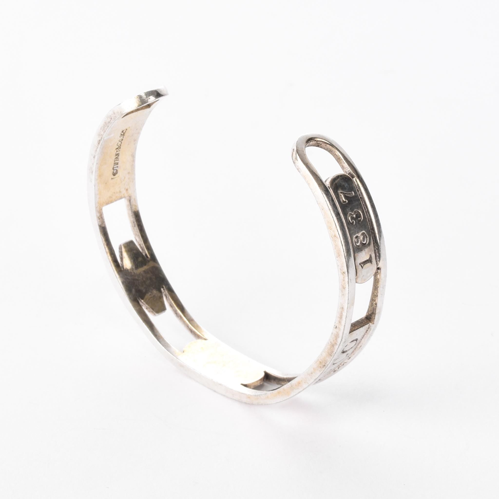 Vintage Tiffany & Co. 1837 Sterling Silver Cuff Bracelet