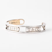 Vintage Tiffany & Co. 1837 Sterling Silver Cuff Bracelet
