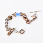 Collection of Signed Thomas Mann Techno-Romantic Mixed-Metal Jewelry