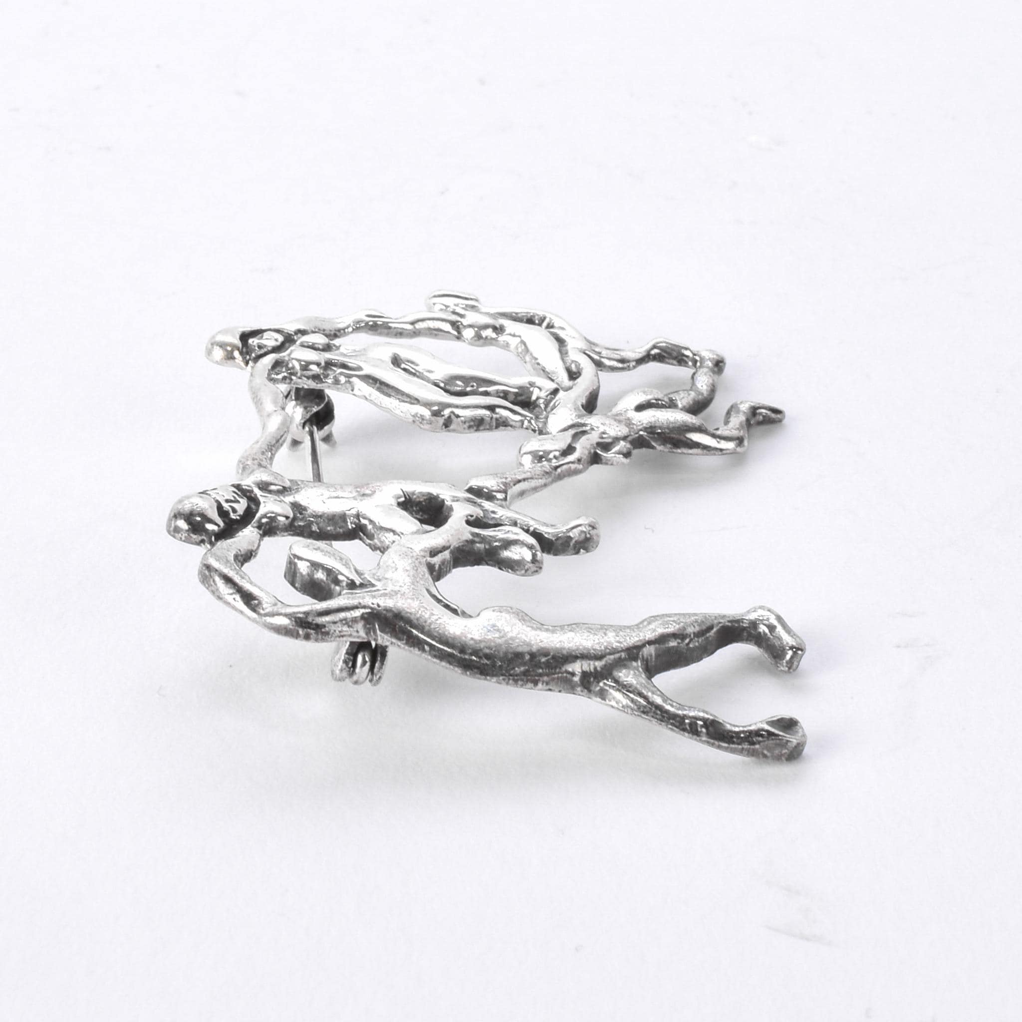 Sterling Silver "La Danse" by Matisse Recreation Brooch
