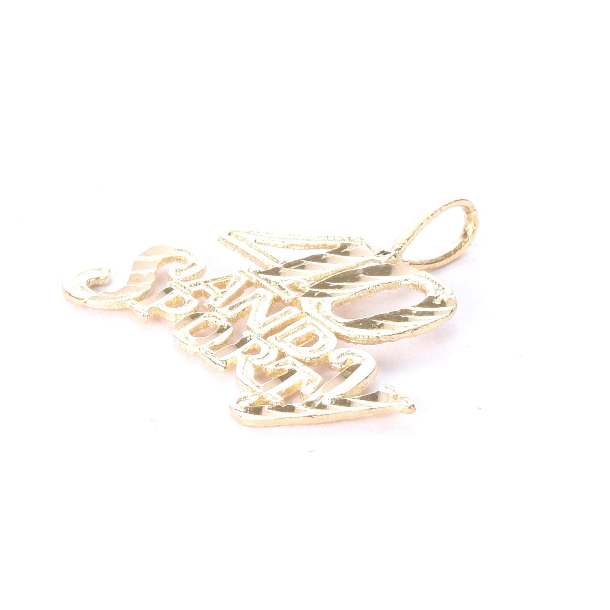 14K Gold "40 And Sporty" Charm