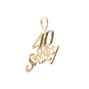 14K Gold "40 And Sporty" Charm