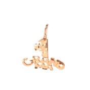 14K Gold "#1 Grandma" Charm