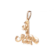 14K Gold "#1 Grandma" Charm