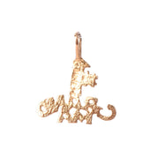 14K Gold "#1 Grandma" Charm