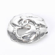 1930's-1940's Georg Jensen Art Nouveau #20 Sterling Silver Brooch