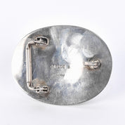 Signed Sterling Silver and Turquoise Belt Buckle