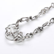 Sterling Silver Abstract Modernist Vine Necklace