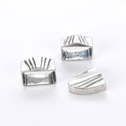 Sterling Silver Alligator Belt Buckle Set