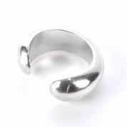 Sterling Silver Modernist Asymmetrical Silver Cuff