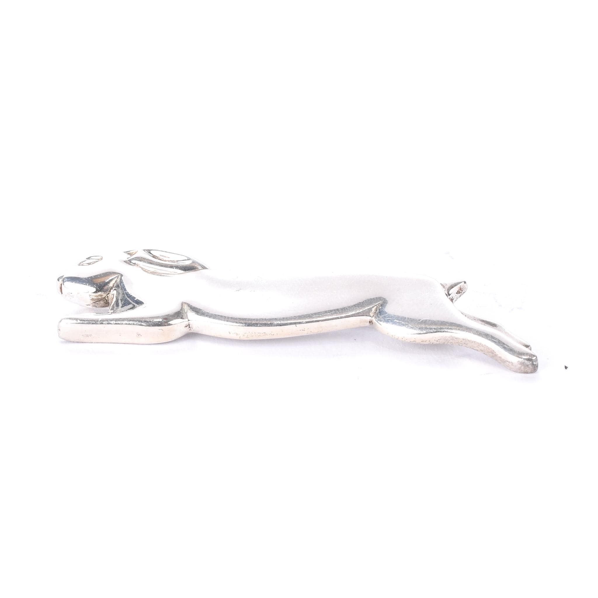 Vintage Tiffany & Co. Sterling Silver Leaping Rabbit Brooch