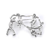 Sterling Silver "La Danse" by Matisse Recreation Brooch