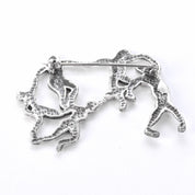 Sterling Silver "La Danse" by Matisse Recreation Brooch