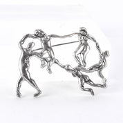 Sterling Silver "La Danse" by Matisse Recreation Brooch