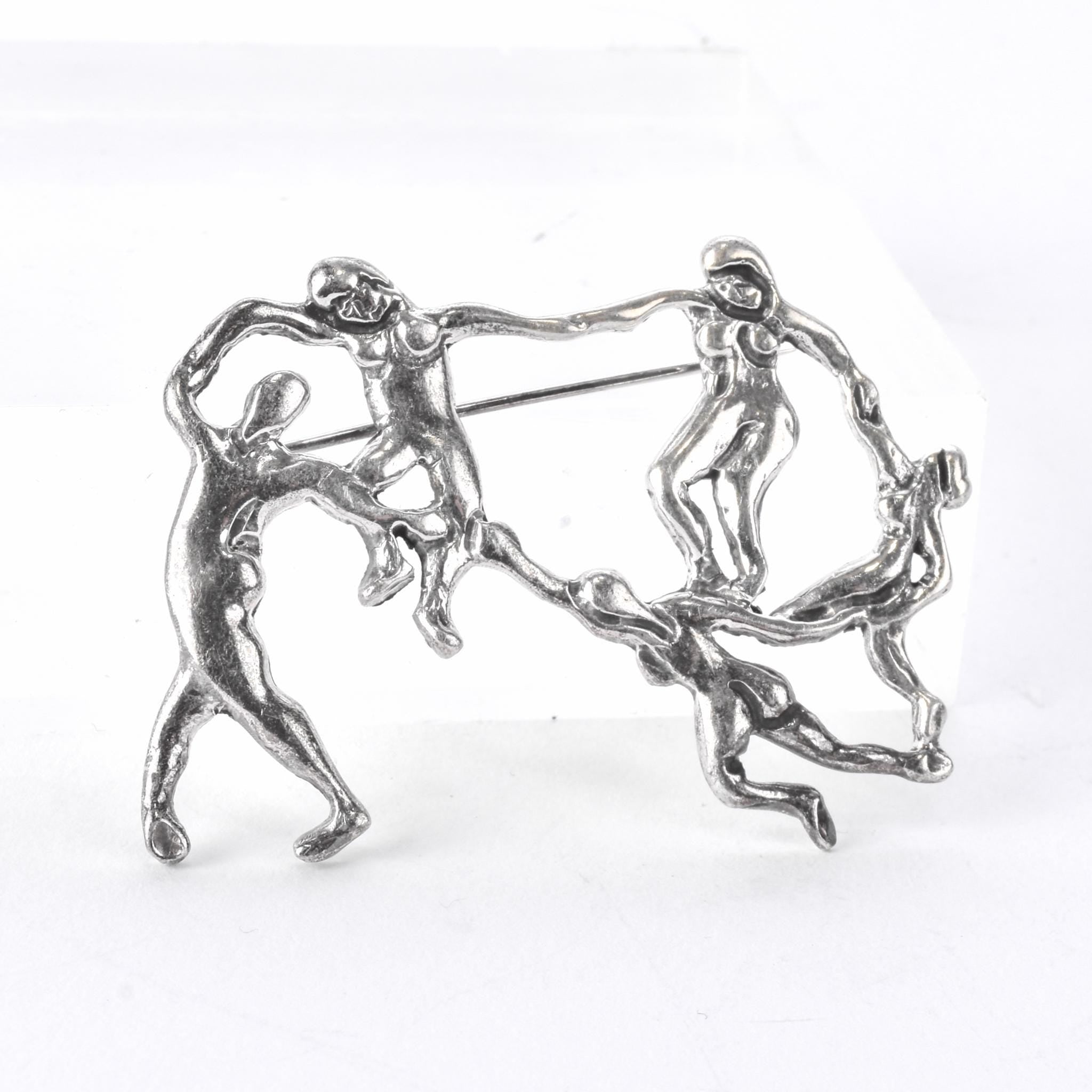 Sterling Silver "La Danse" by Matisse Recreation Brooch