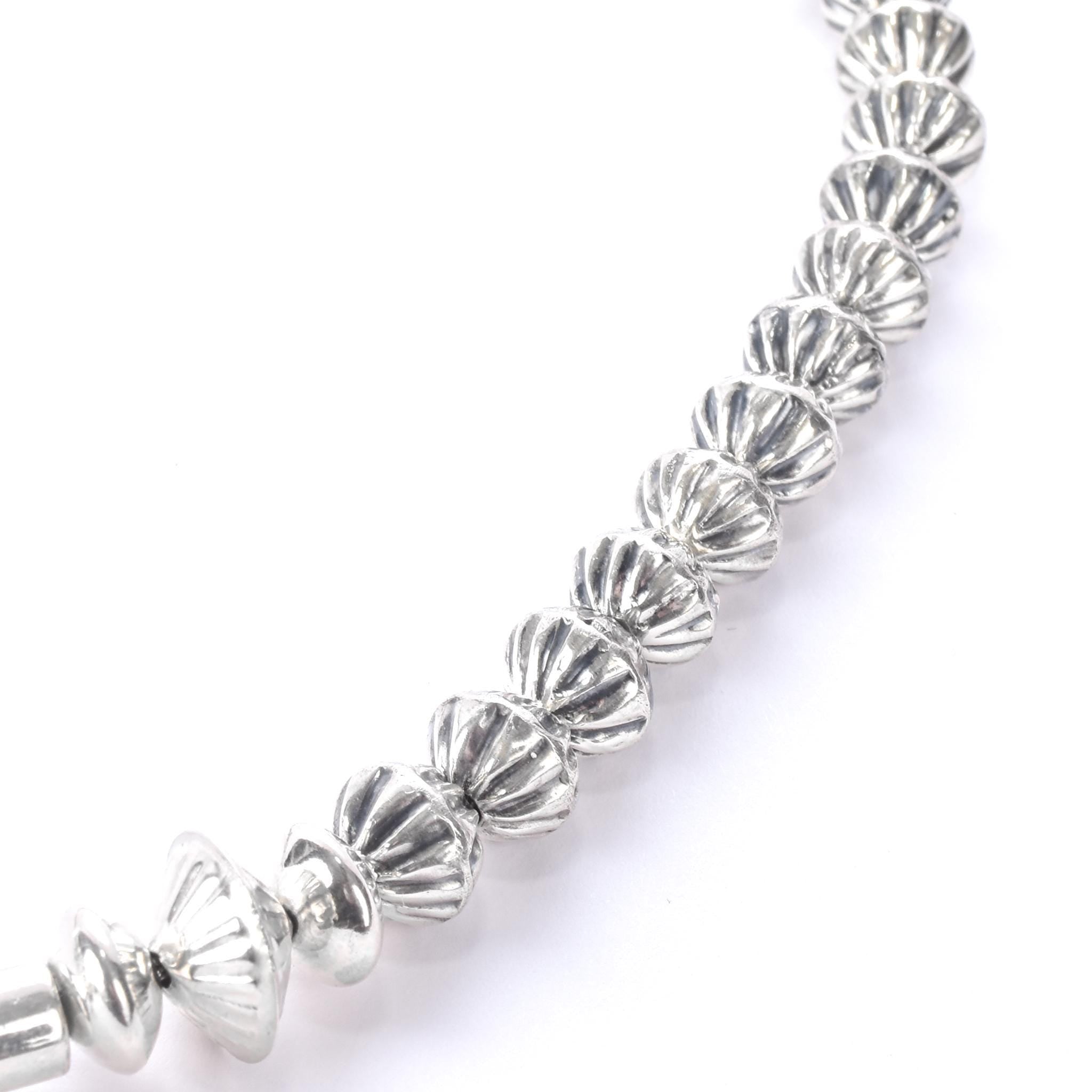 Navajo Signed R. Wiley Sterling Silver Necklace with Lapis Lazuli Pendant