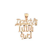 14K Gold "Daddy's Little Girl" Charm