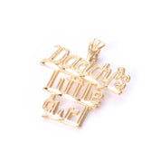 14K Gold "Daddy's Little Girl" Charm
