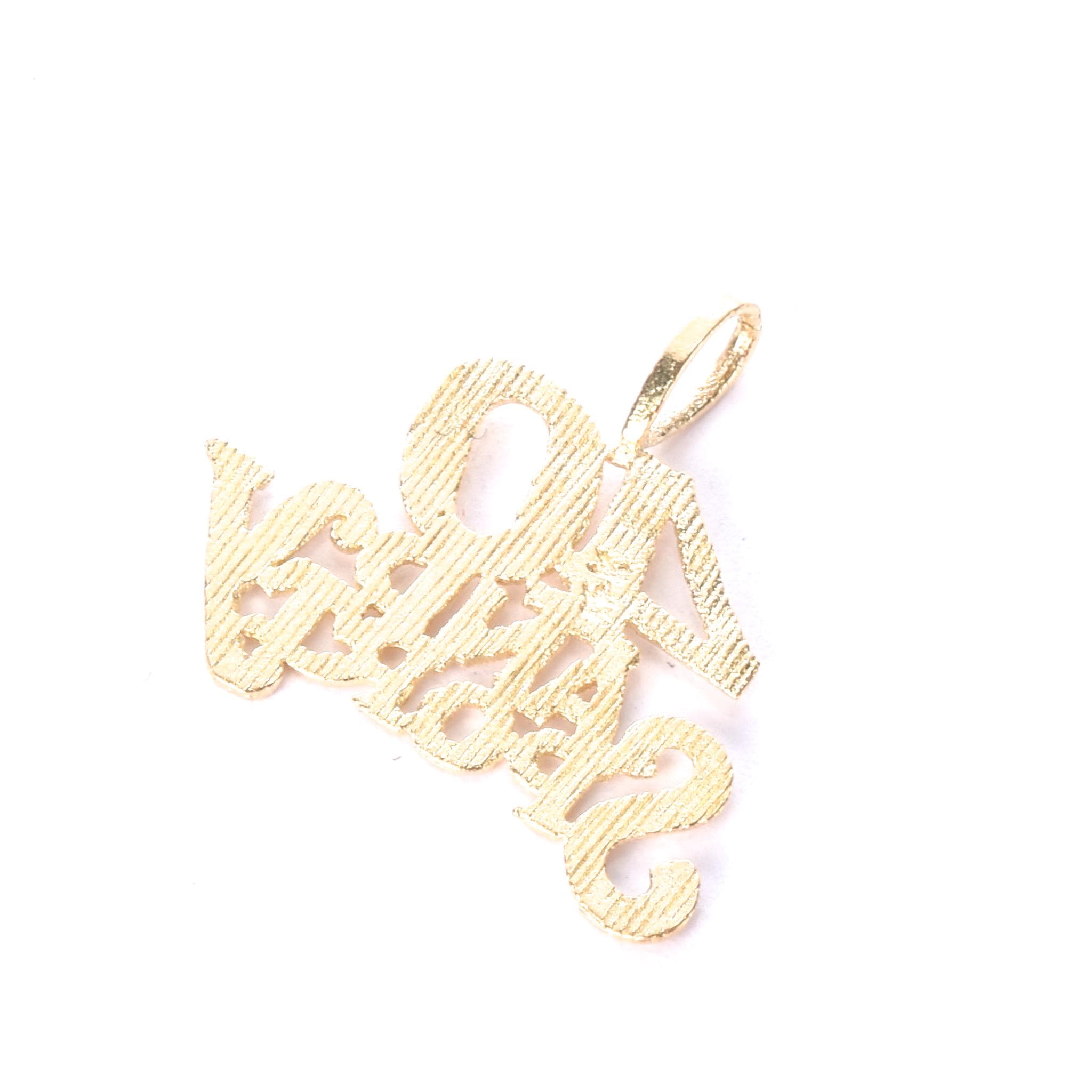 14K Gold "40 And Sporty" Charm